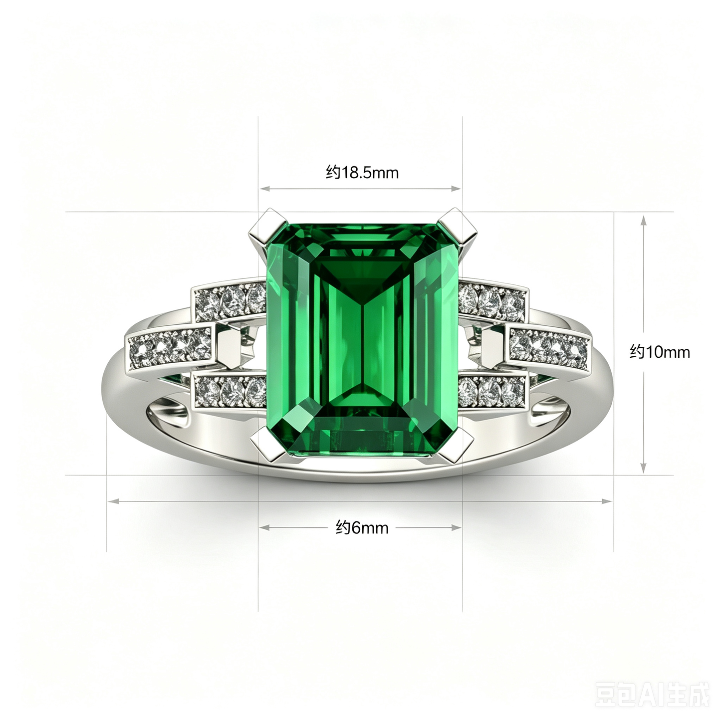 Fashion Jewelry Colored Gemstone Rings 4545