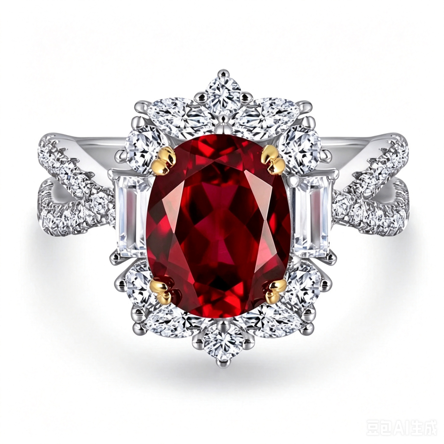 Fashion Jewelry Colored Gemstone Rings 67345